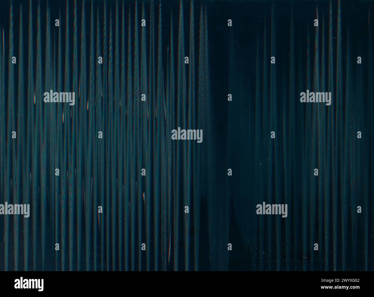 Digital distortion. Glitch overlay. Blue ice color wavy frequency ...