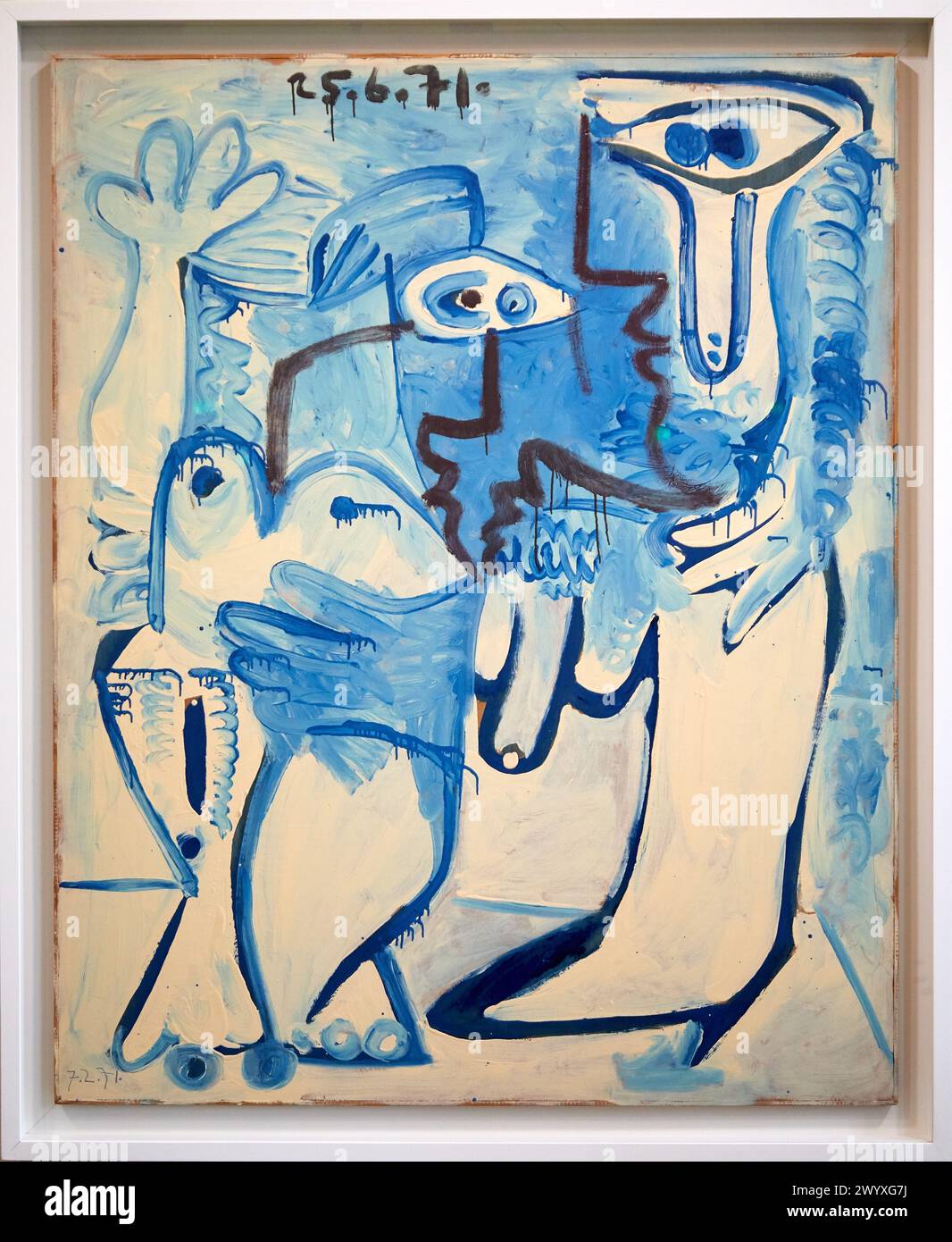 Picasso painting couple hi-res stock photography and images