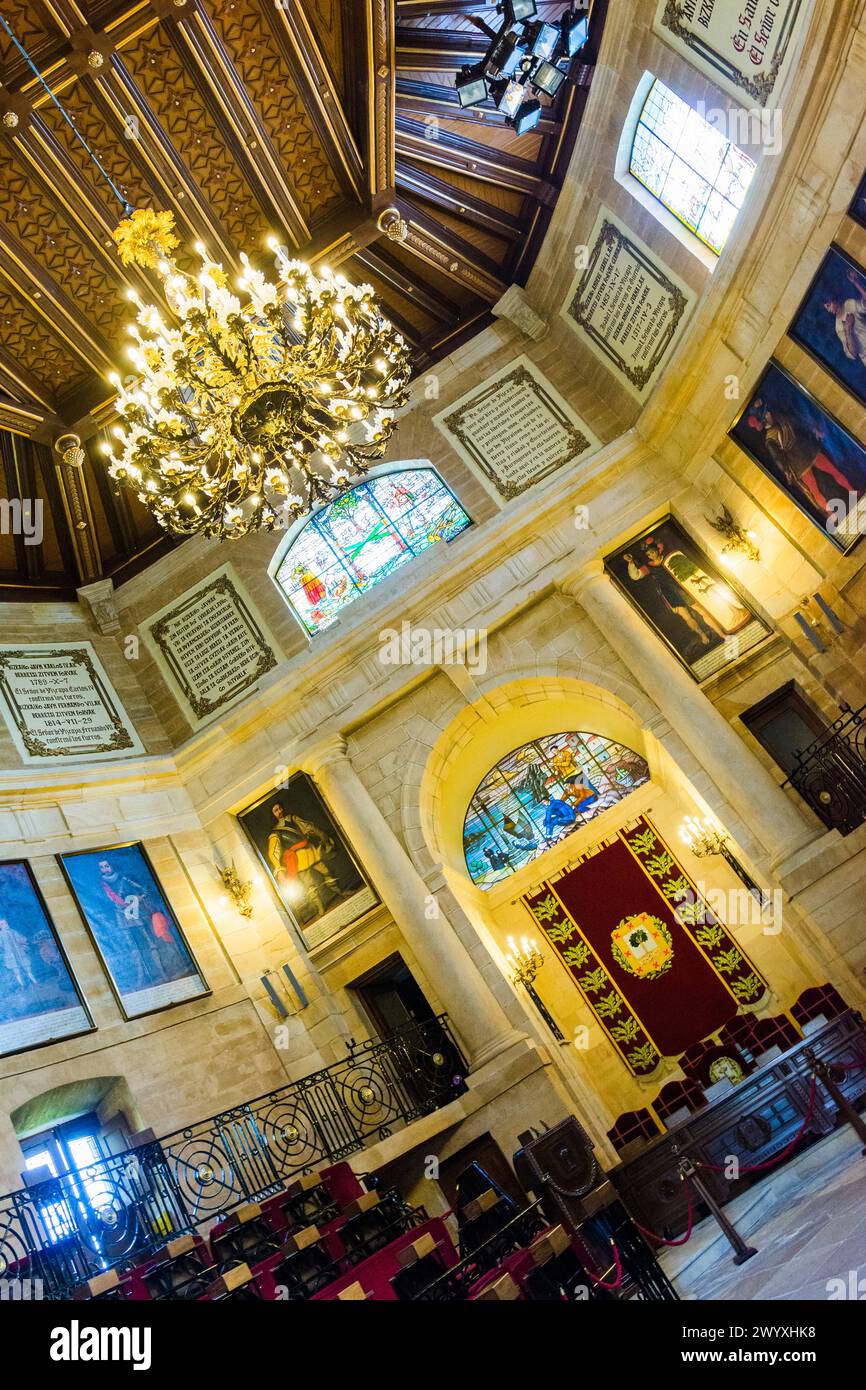 La Sala de Juntas The Assembly Room. The Gernika Assembly House is