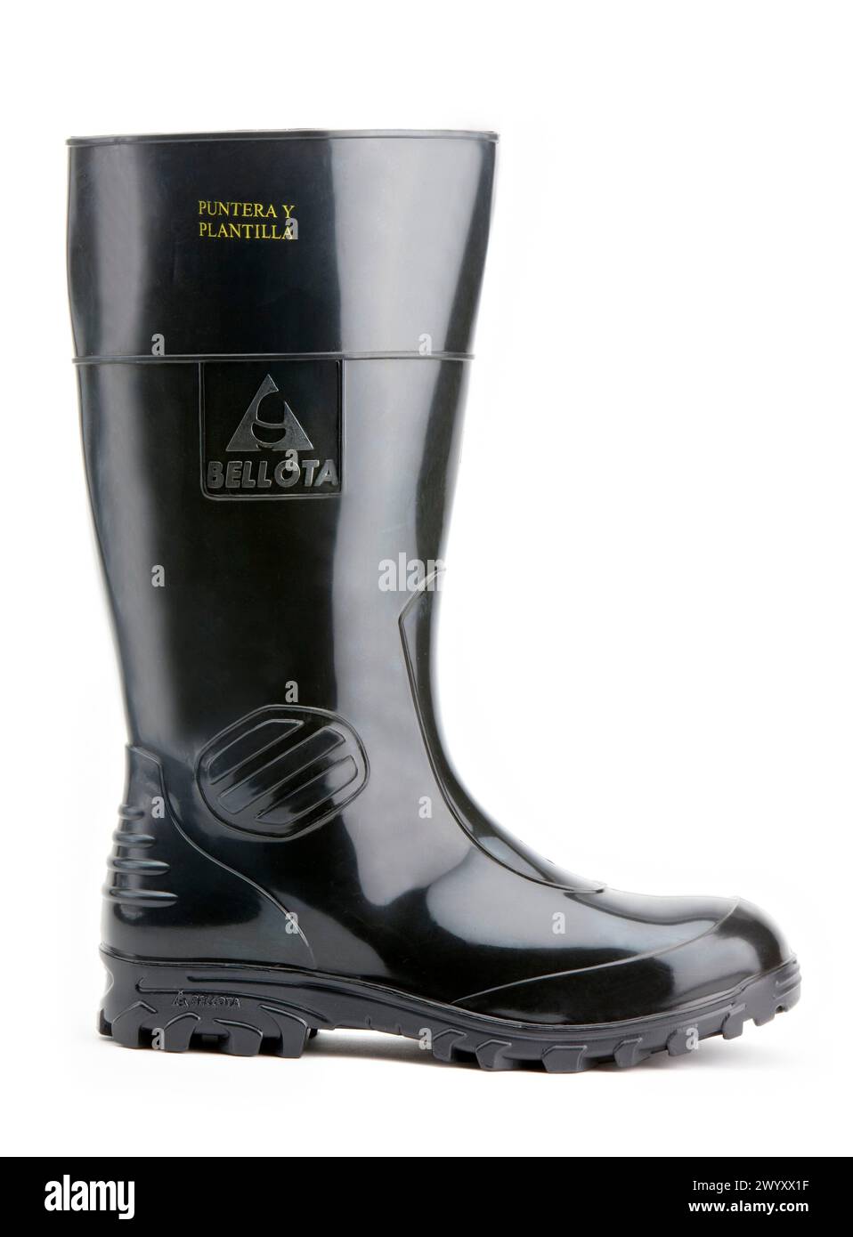 Rubber boot, PPE (Personal Protective Equipment), safety boot Stock