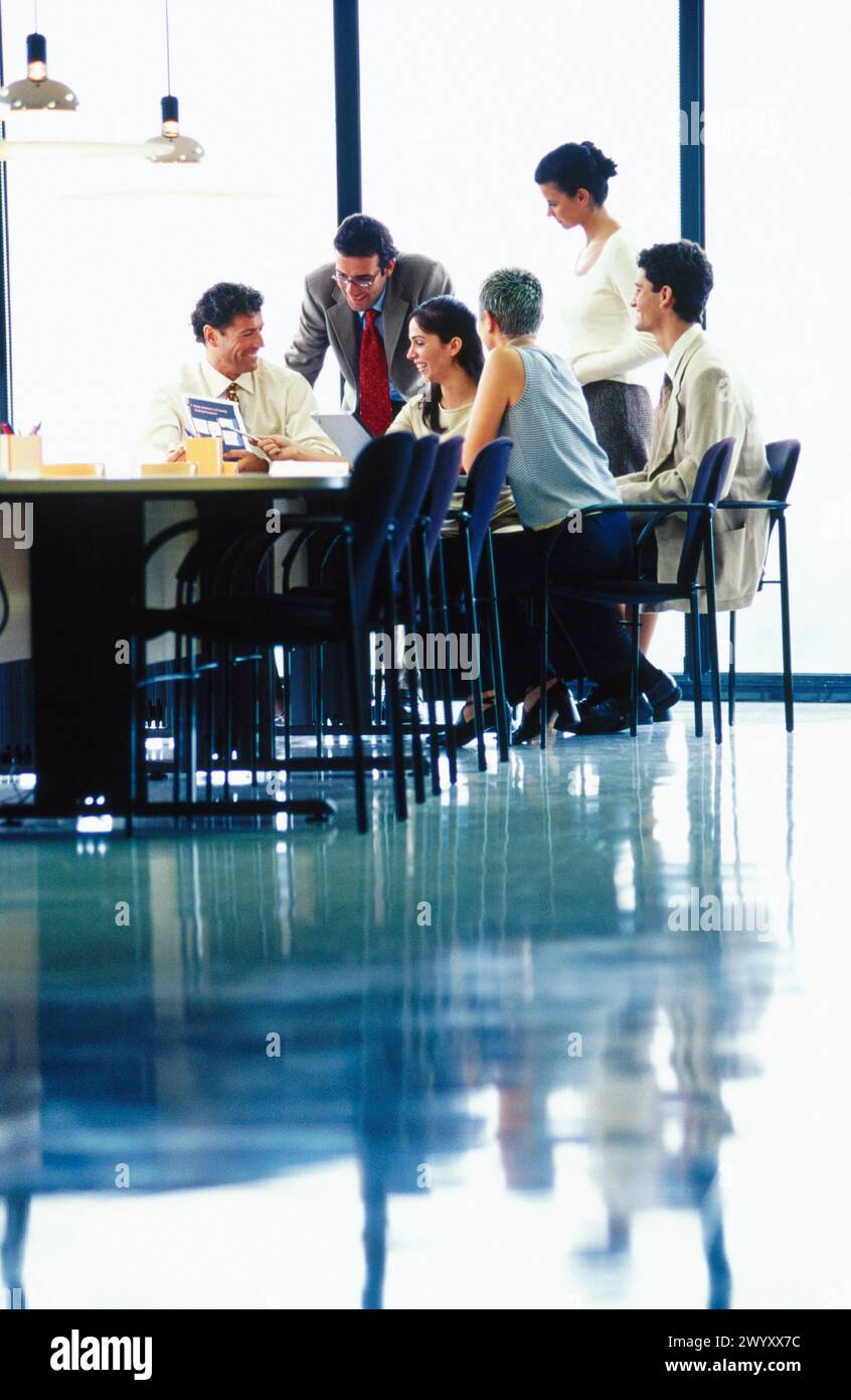 Group six office professionals hi-res stock photography and images - Alamy