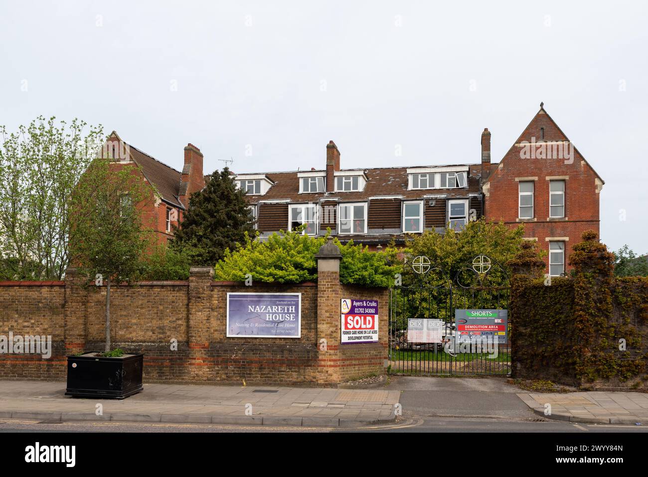 Demolition underway of historic Nazareth House in Southend, Essex