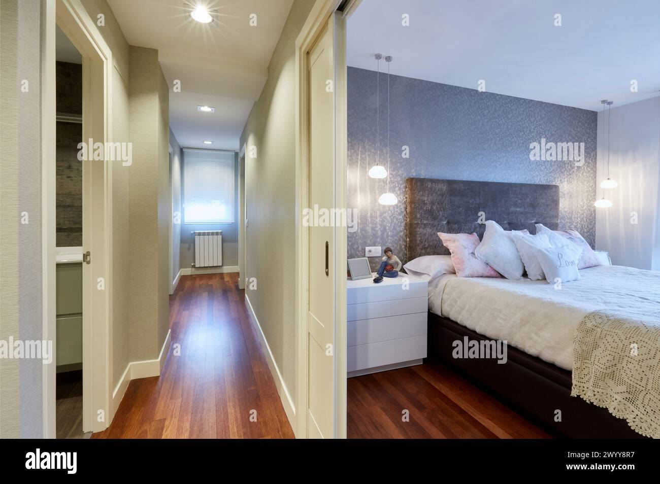 Hall bedroom interior decoration hi-res stock photography and images ...