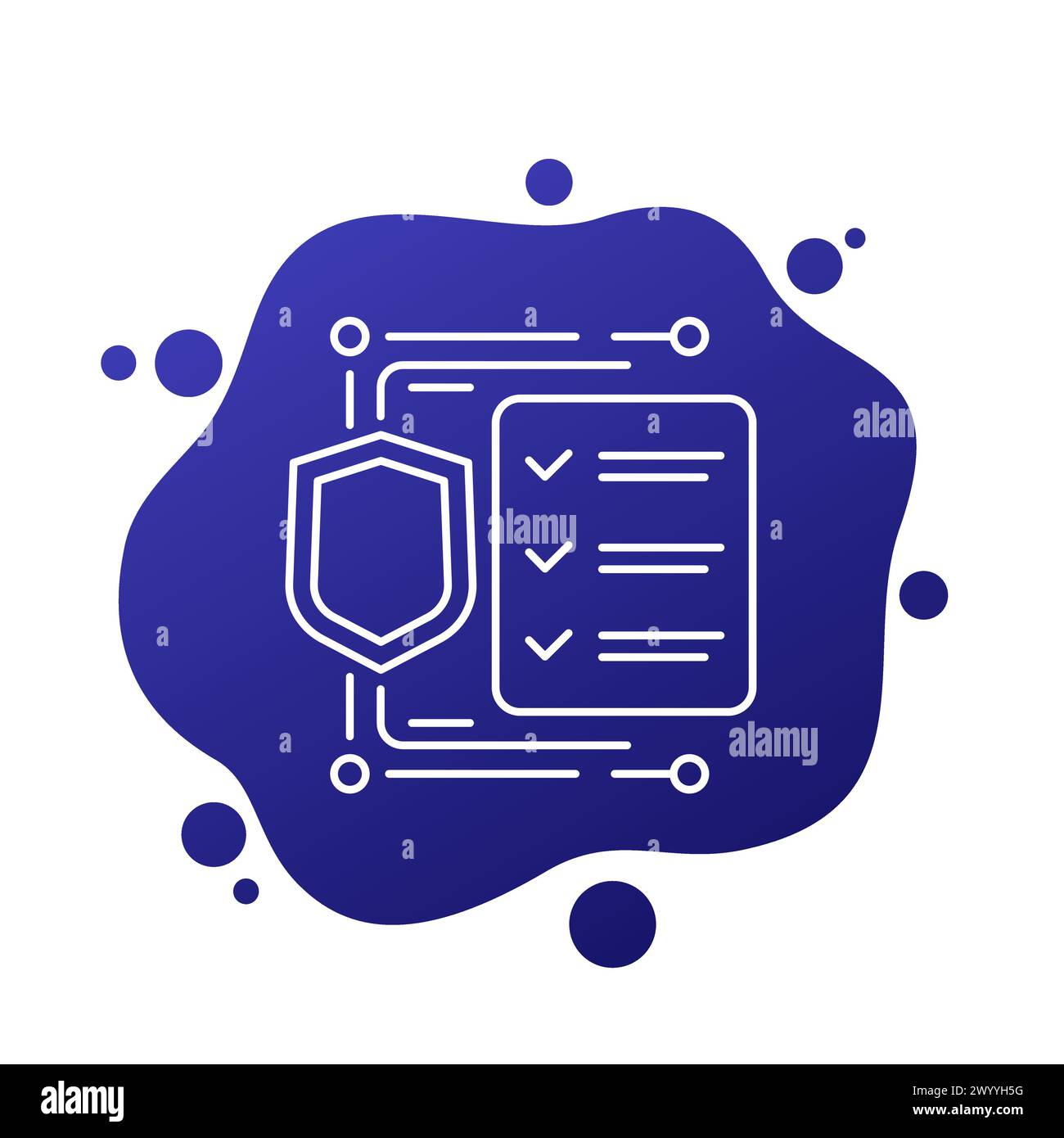 Insurance policy details Stock Vector Images - Alamy