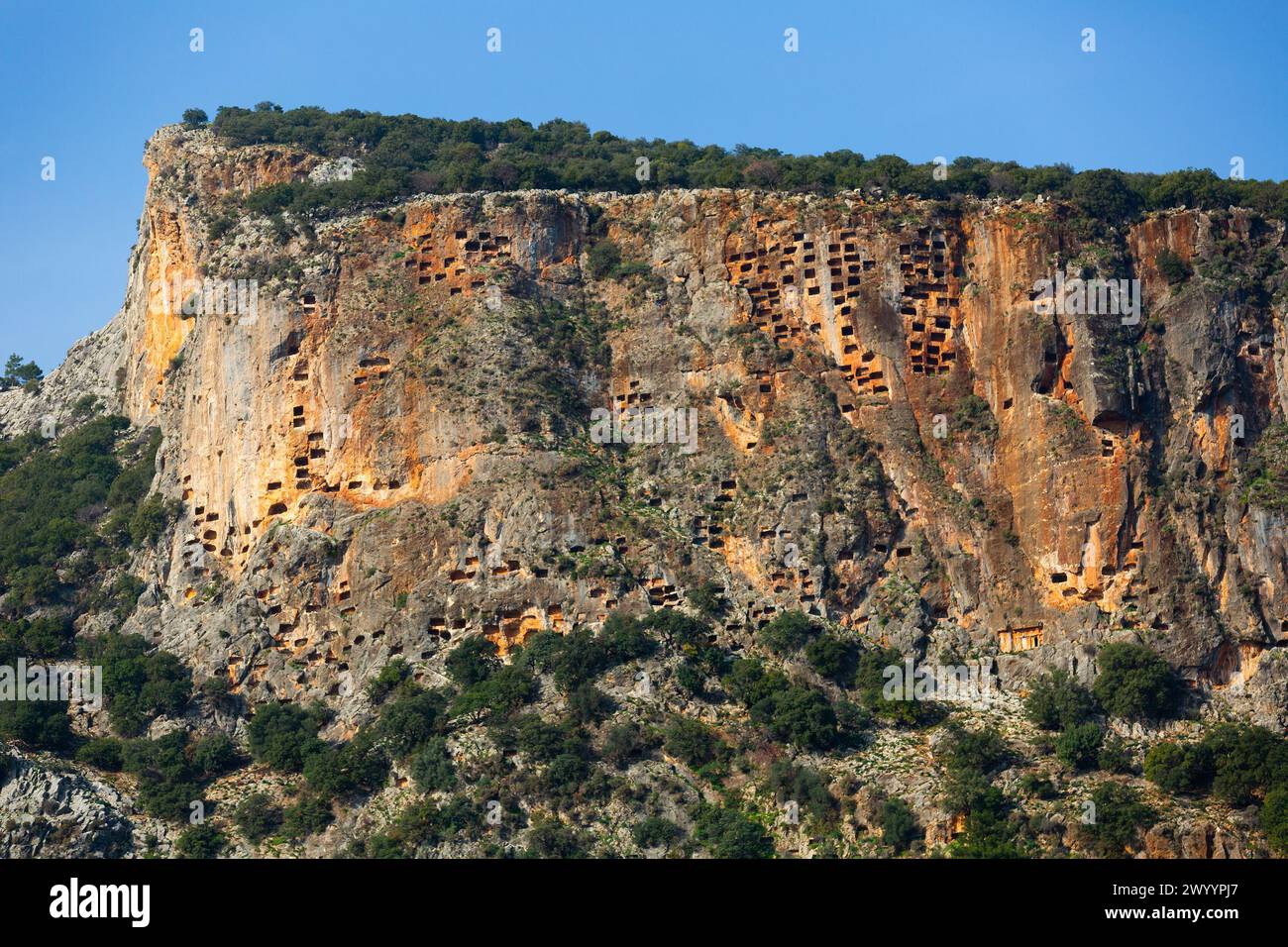 Pinara rock cut tombs hi-res stock photography and images - Alamy