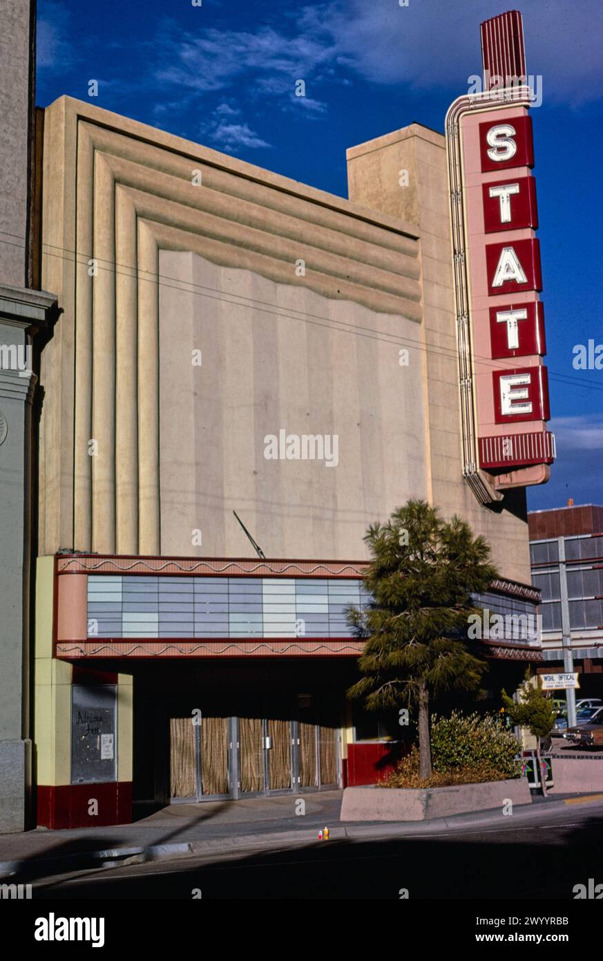 State Theater, Central Avenue (Route 66), Albuquerque, New Mexico, 1979 Stock Photo