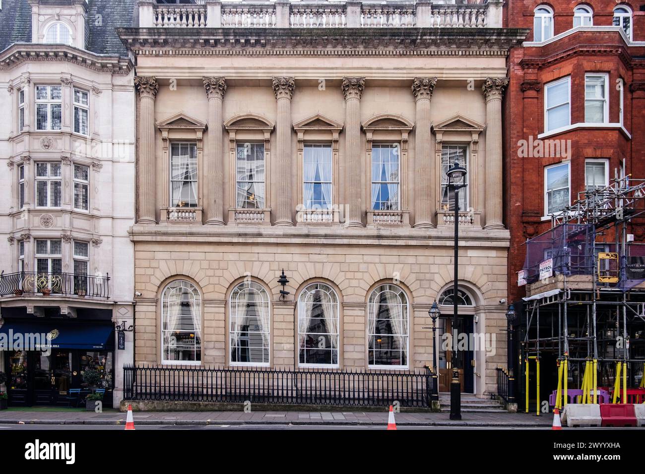 The Carlton Club, private members' club, St James's Street, London SW1 Stock Photo