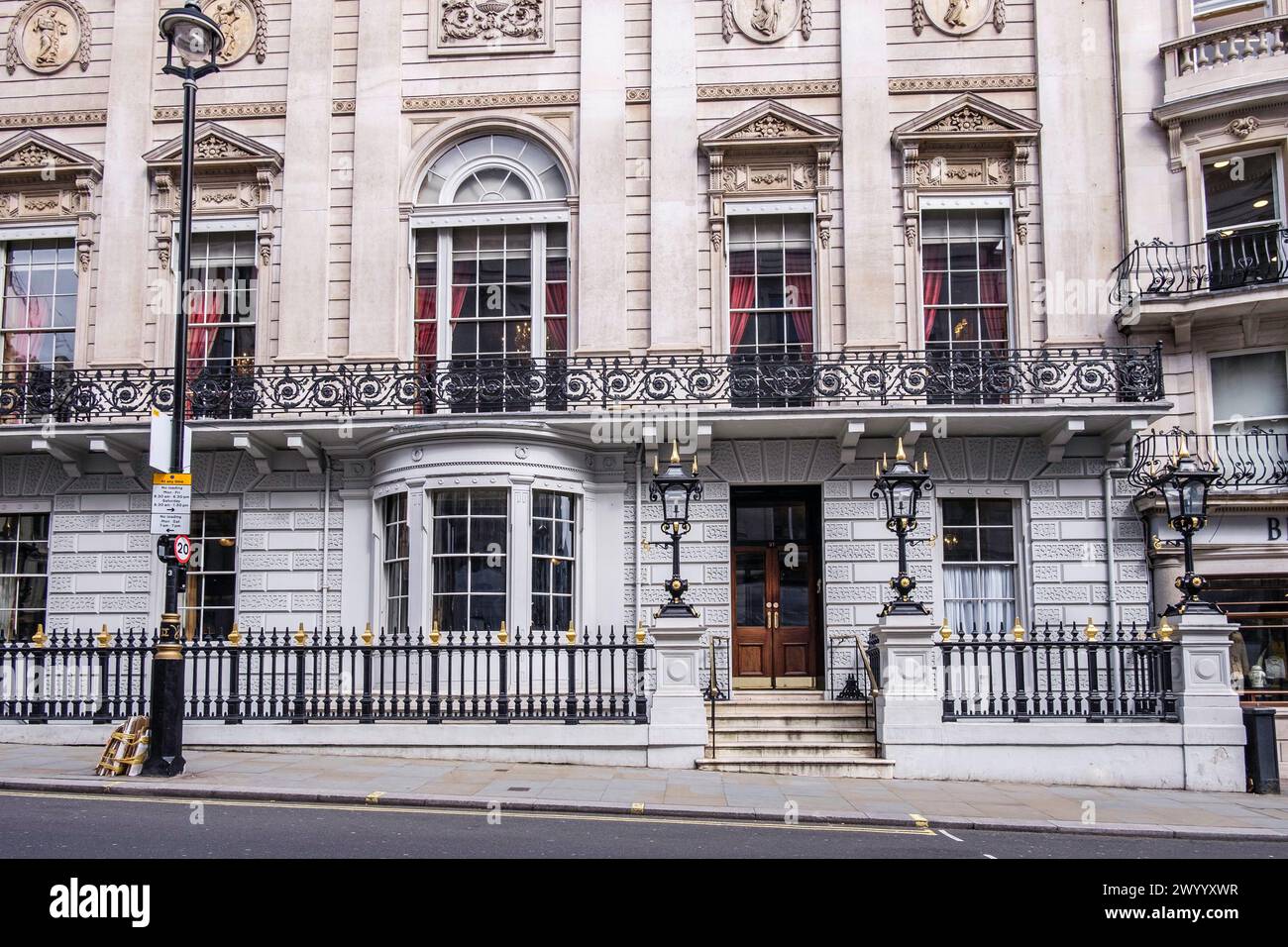 White s Private Members Club St James s Street London SW1 Stock 