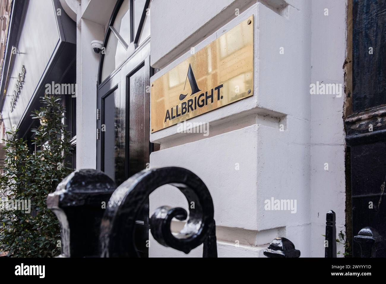 The Allbright, women's members' club, Maddox Street, Mayfair, London, UK Stock Photo
