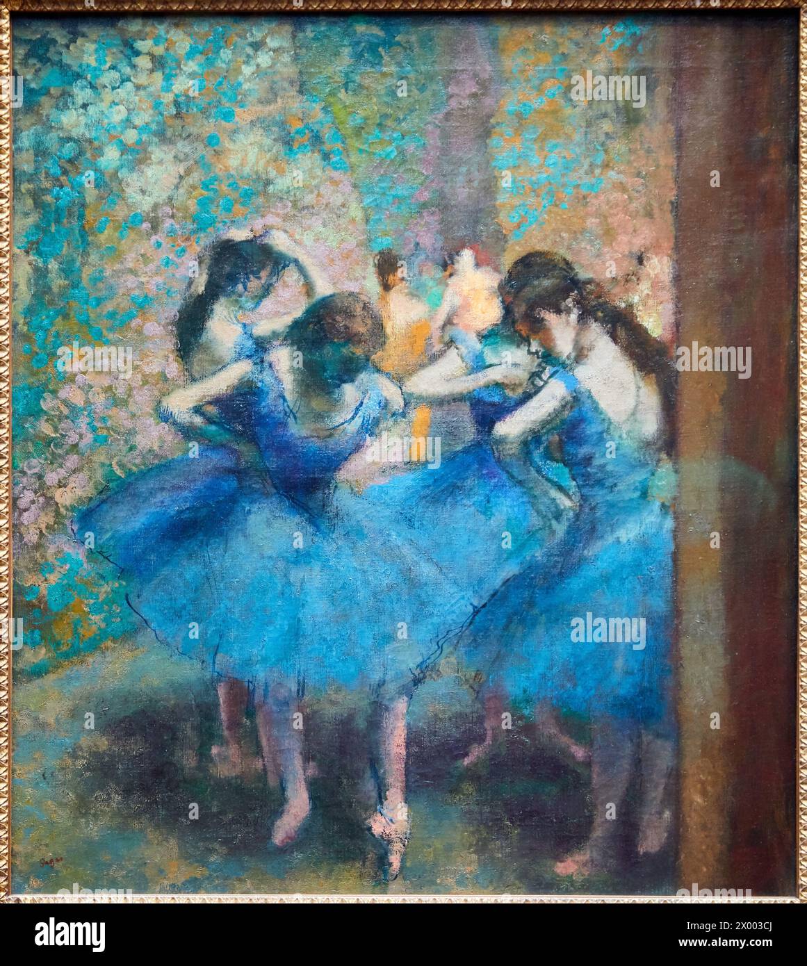 'Danseuses bleues', 1893, Edgar Degas (1834-1917), Musée d'Orsay, Paris, France, Europe. Stock Photo