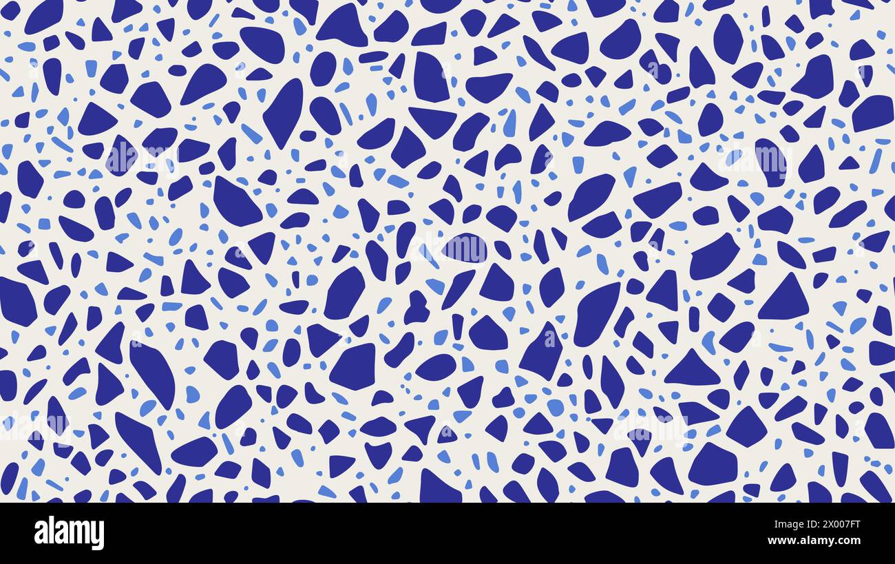 Terrazzo marble stone floor texture or terazzo ceramic tile, vector ...