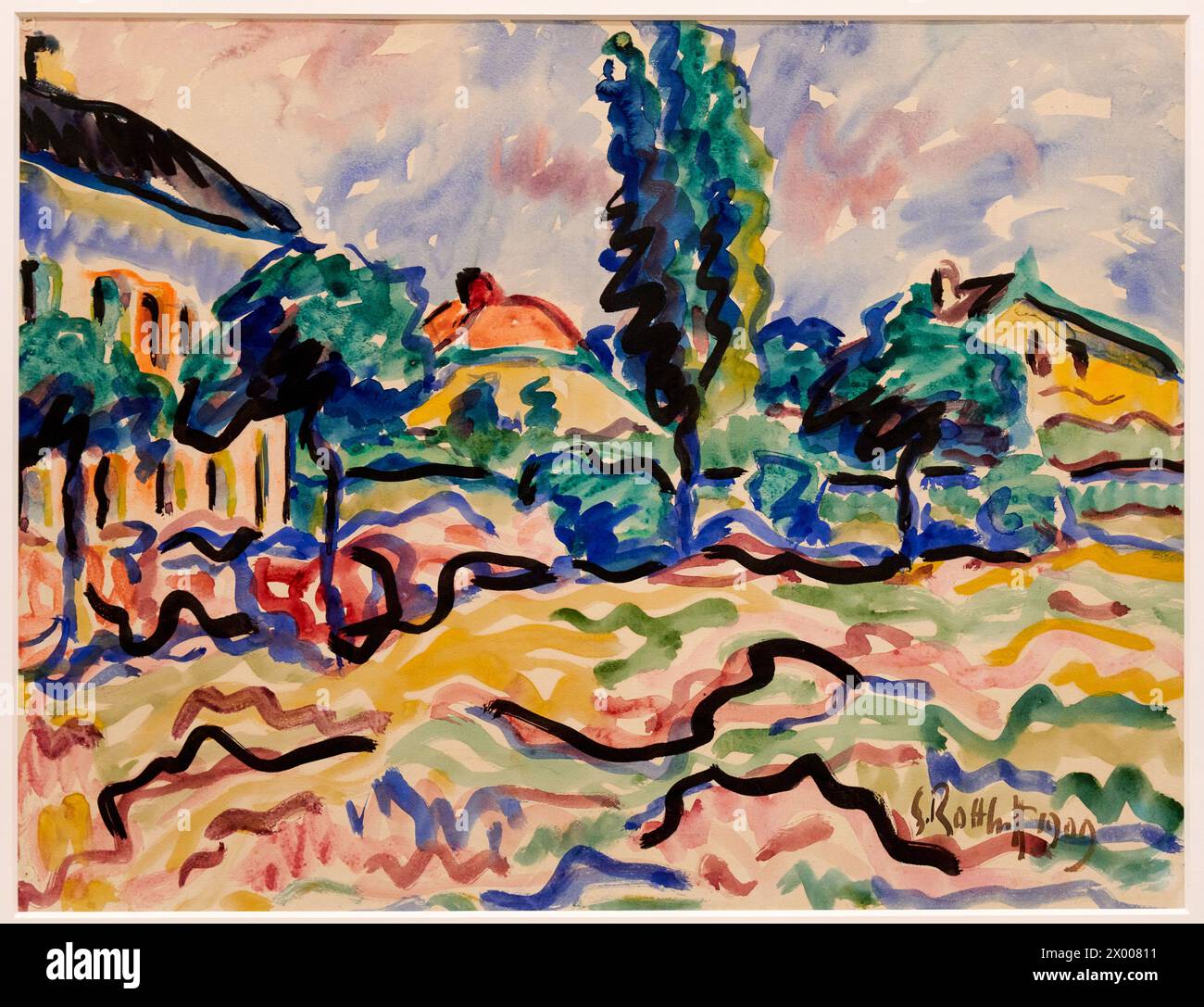 Karl Schmidt-Rottluff, Rottluff, 1884-Berlín, 1976, The Village of