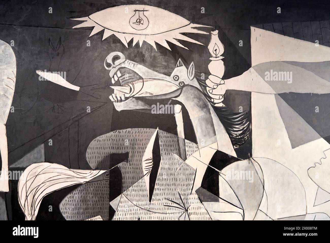 Guernica, 1937, Pablo Picasso (1881-1973), Reina Sofia Museum, Madrid, Spain, Europe. Stock Photo