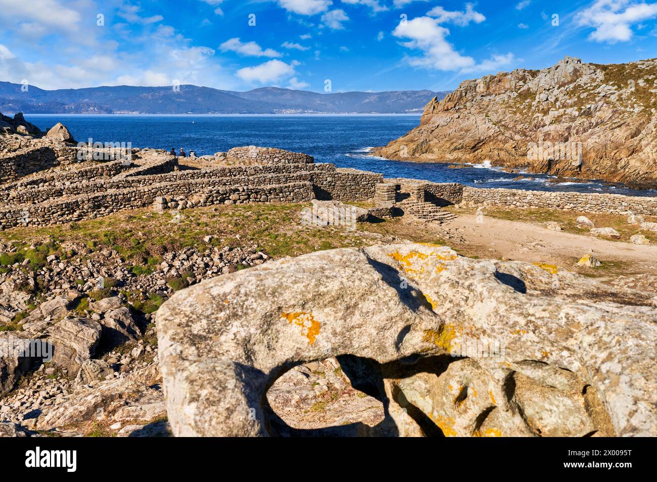 Castro de Baroña, Porto do Son, Ria de Muros y Noya, A Coruña, Galicia ...