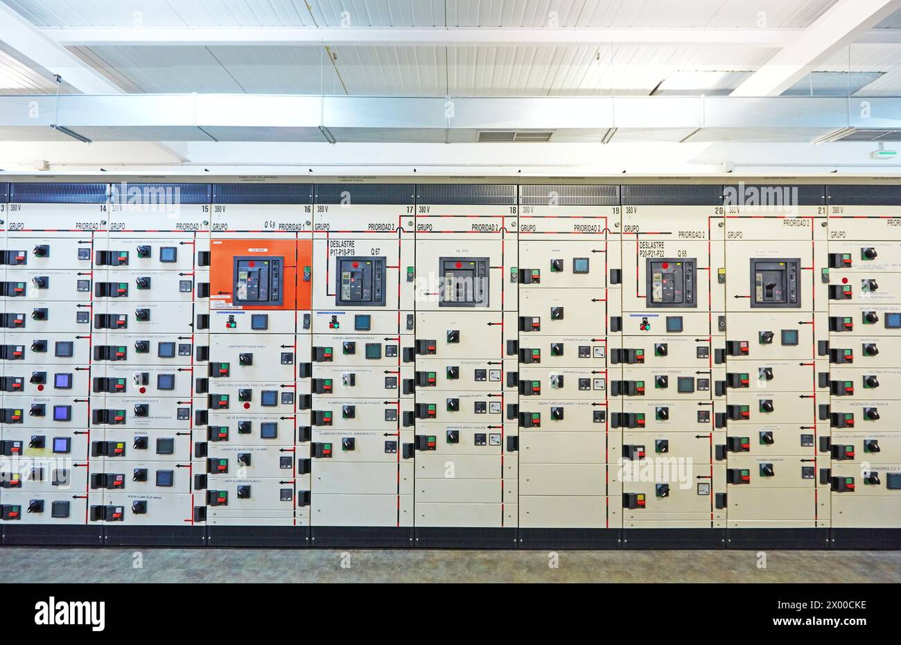 Overview Low Voltage, Wiring, Electrical panels, Hospital Donostia, San