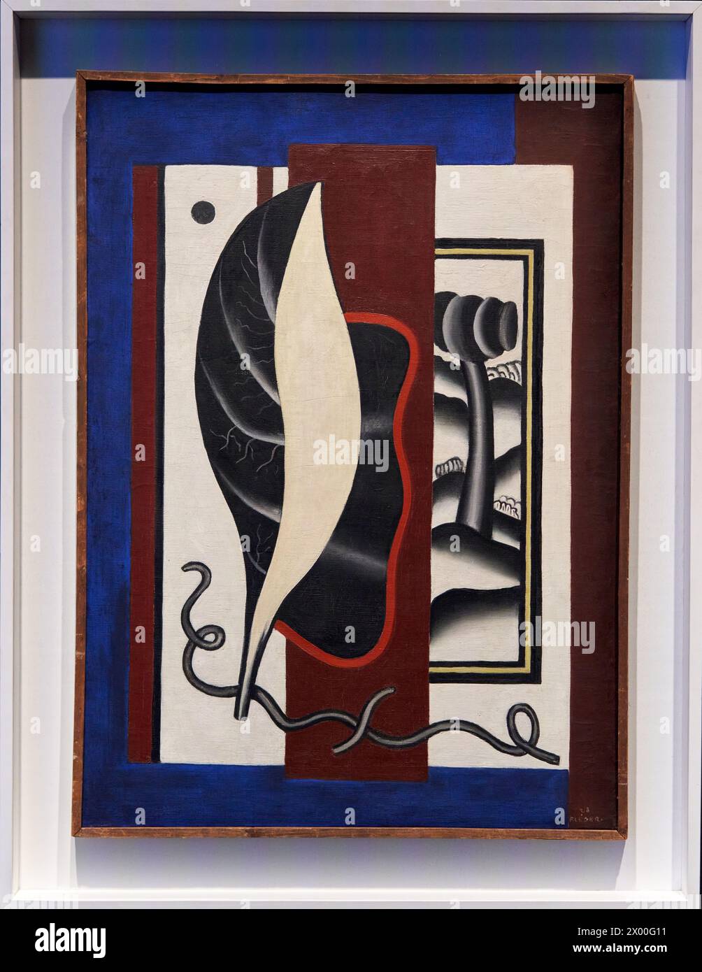 Fernand Leger、COMPOSITION AUX DOMINOS Fernand Leger Vintage 1948 Lmtd Edtn French Fine Art