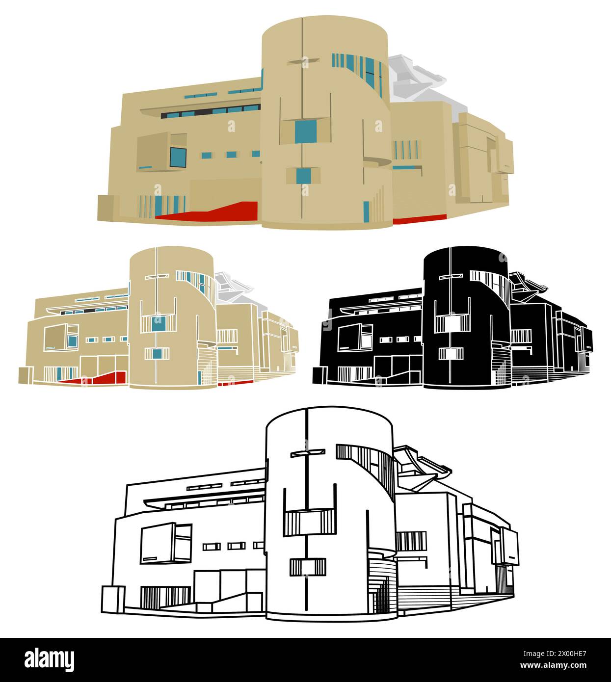 National museum of scotland uk stock vector image art alamy