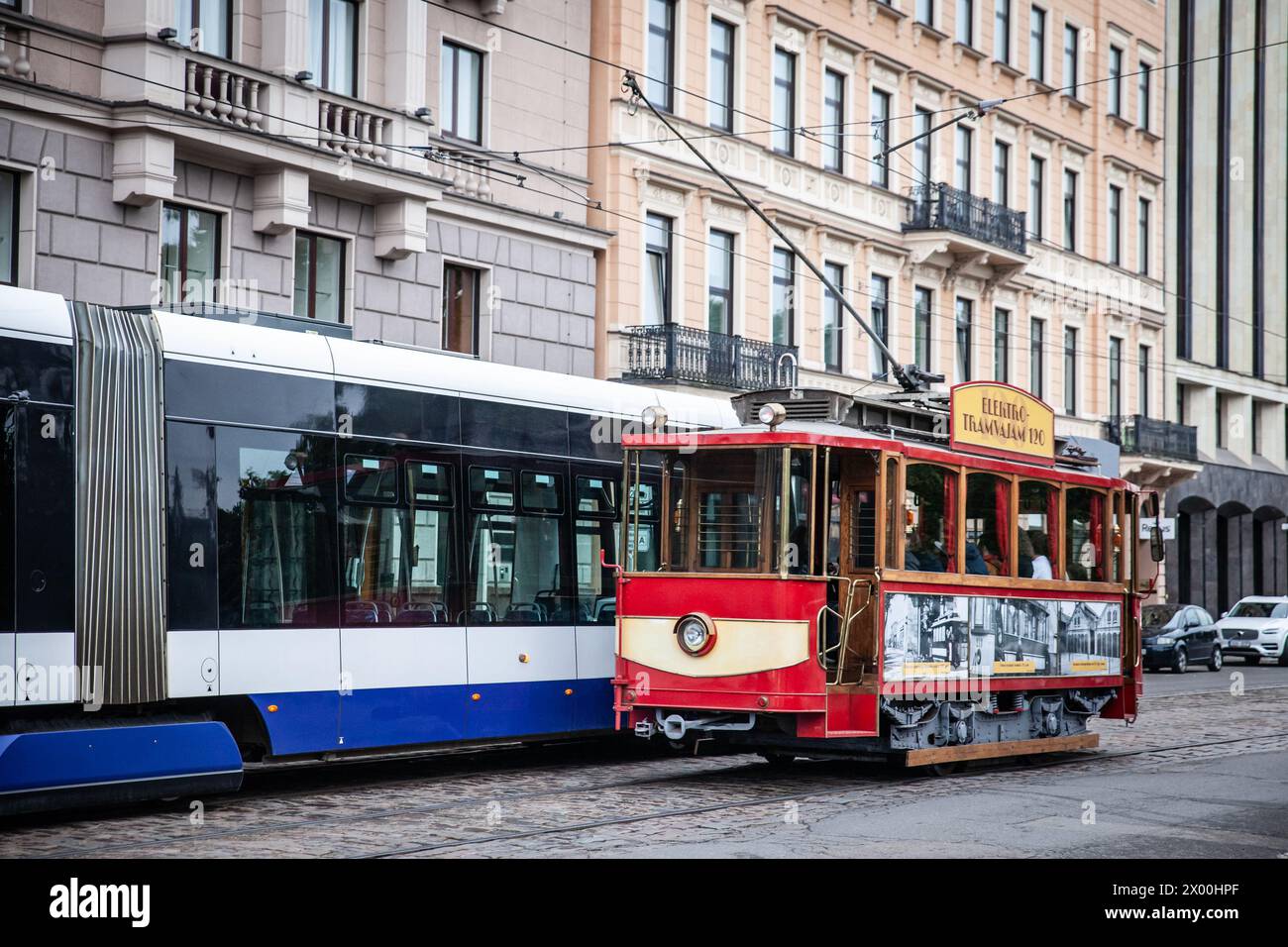 First Tram In Riga Tramvajs hi-res stock photography and images - Alamy
