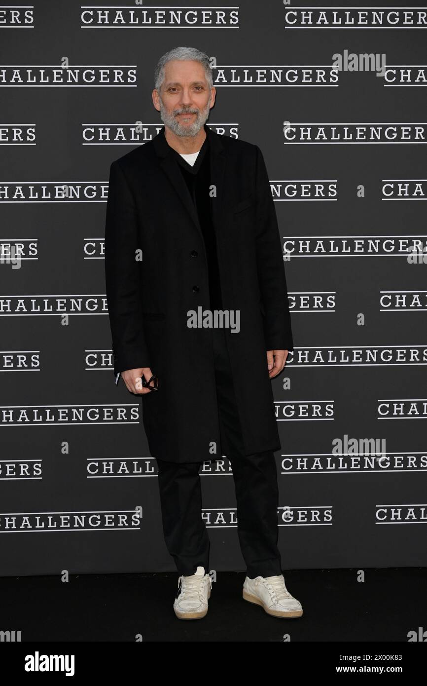 Rome, Italy. 08th Apr, 2024. Beppe Fiorello attends the black carpet of the movie 'Challengers' at Palazzo Barberini (Photo by Mario Cartelli/SOPA Images/Sipa USA) Credit: Sipa USA/Alamy Live News Stock Photo
