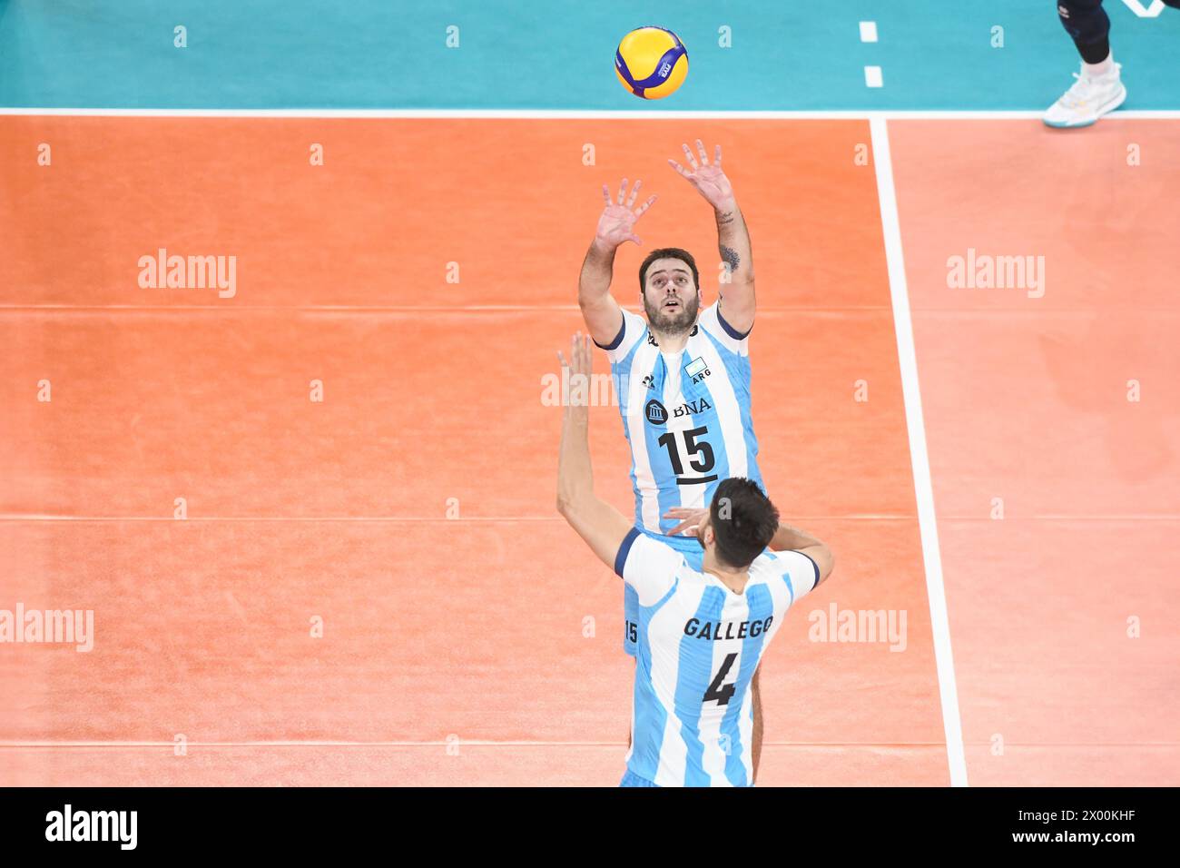 Luciano De Cecco, Joaquin Gallego (Argentina). Volleyball World Championship 2022. Stock Photo