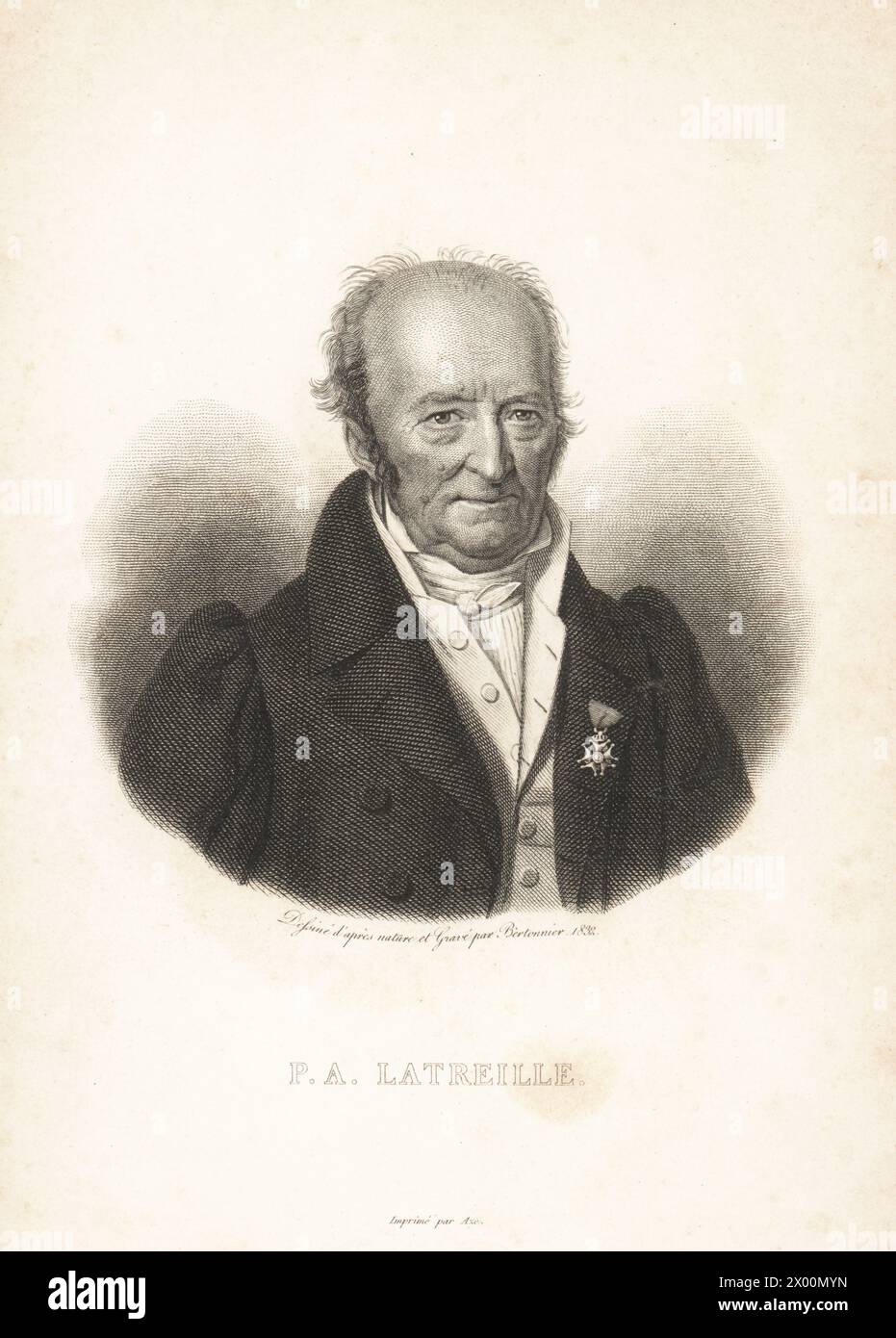 Pierre André Latreille, French zoologist and entomologist, 1762-1833 ...