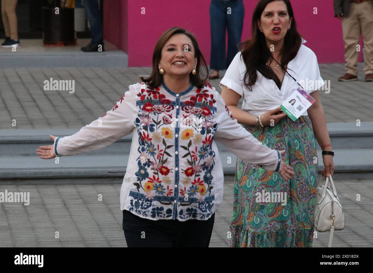 Xchitl Glvez Non Exclusive: April 6, 2024, Mexico City, Mexico: Xóchitl Gálvez