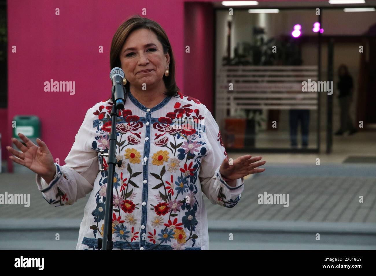 Xchitl Glvez Non Exclusive: April 6, 2024, Mexico City, Mexico: Xóchitl Gálvez