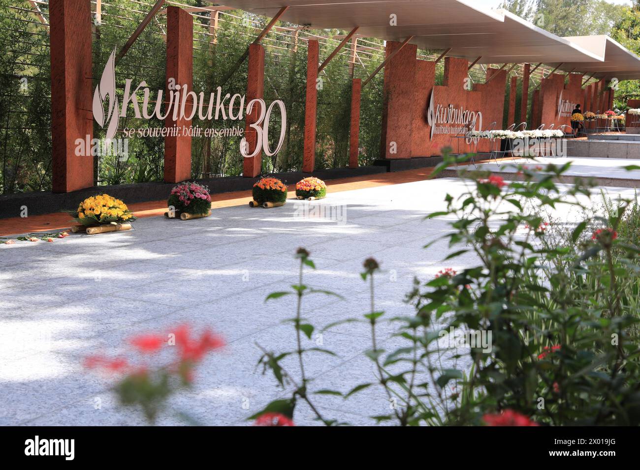 Kigali. 8th Apr, 2024. This photo taken on April 8, 2024 shows a view ...