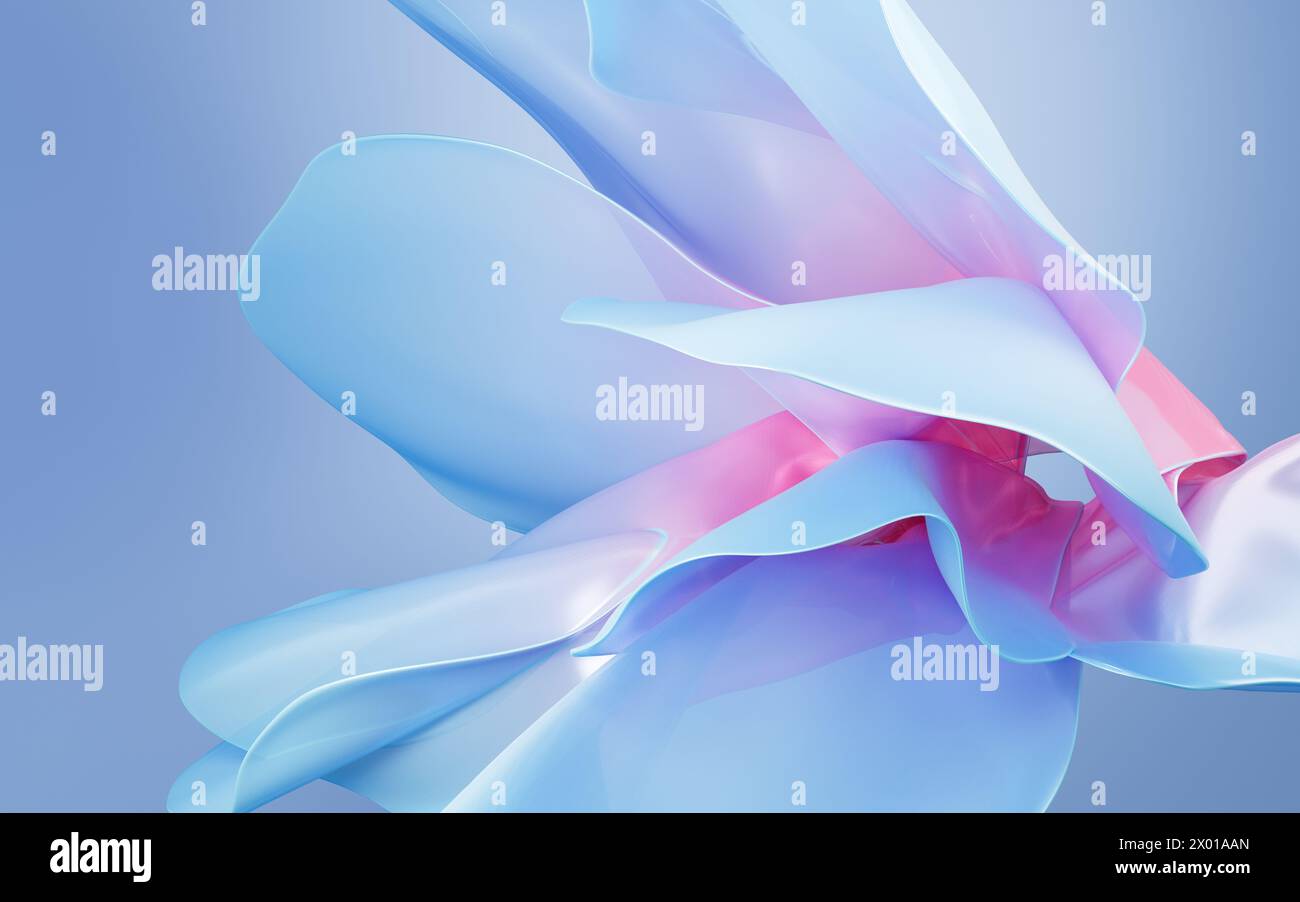 Abstract smooth cloth material, 3d rendering. 3d illustration Stock ...