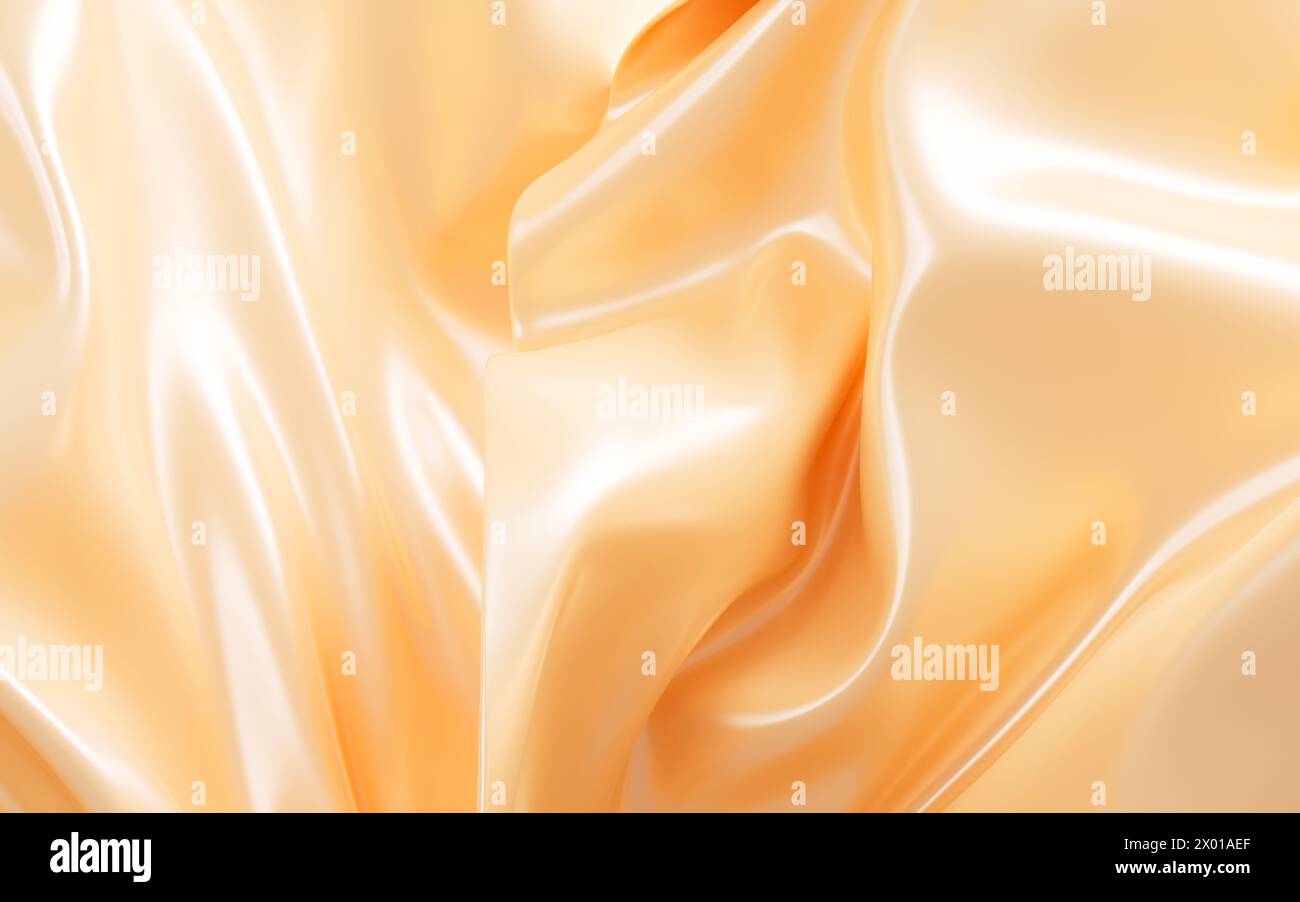 Abstract smooth cloth material, 3d rendering. 3d illustration Stock ...