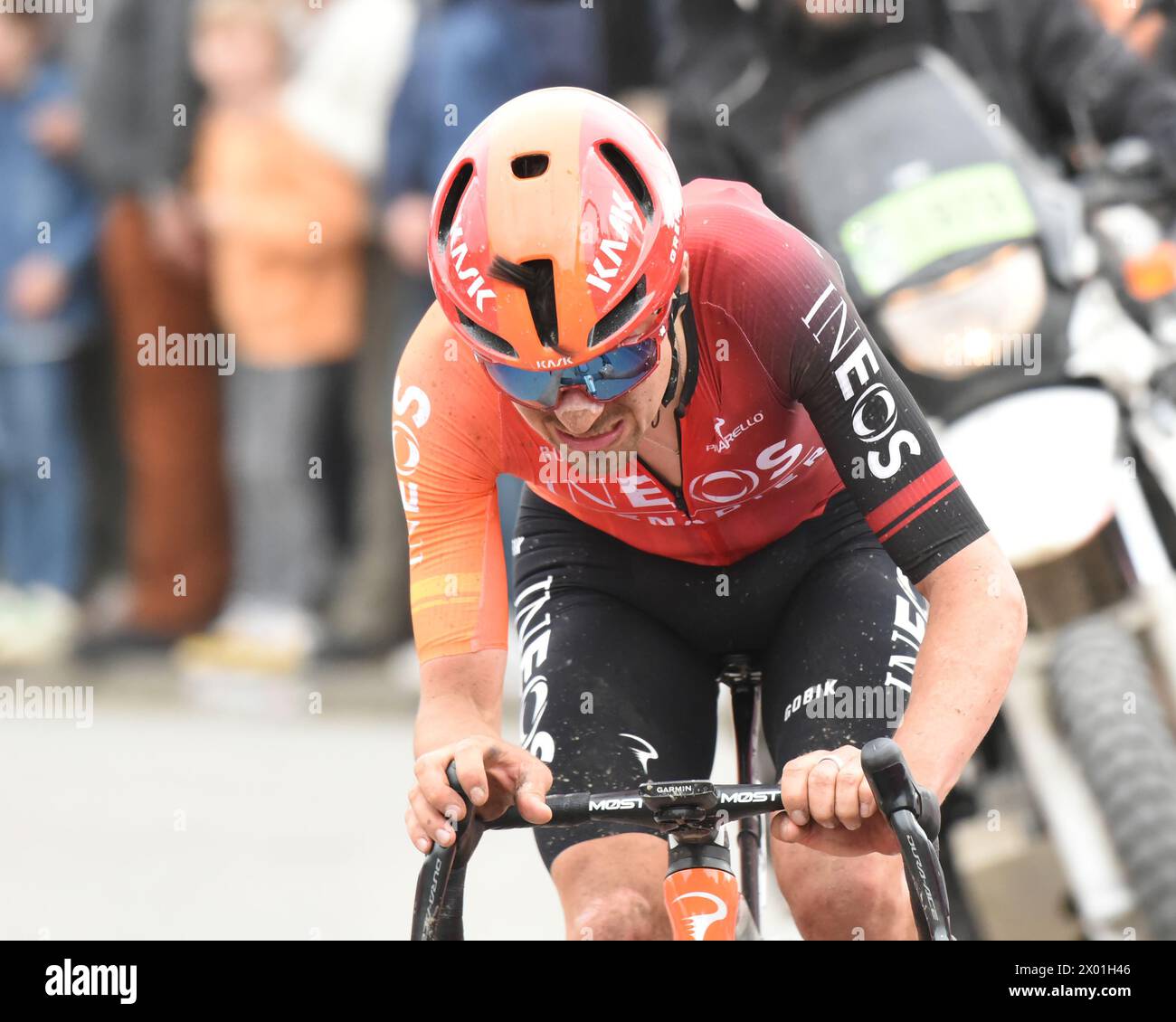 Tom Pidcock From INEOS Grenadiers In The 2024 Edition Of Paris-Roubaix ...