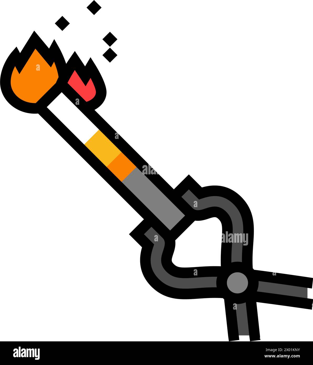 hot metal blacksmith color icon vector illustration Stock Vector Image ...