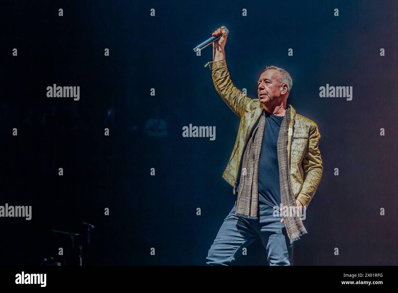 Antwerp, Belgium, April 5, 2024. Simple Minds concert at Sportpaleis