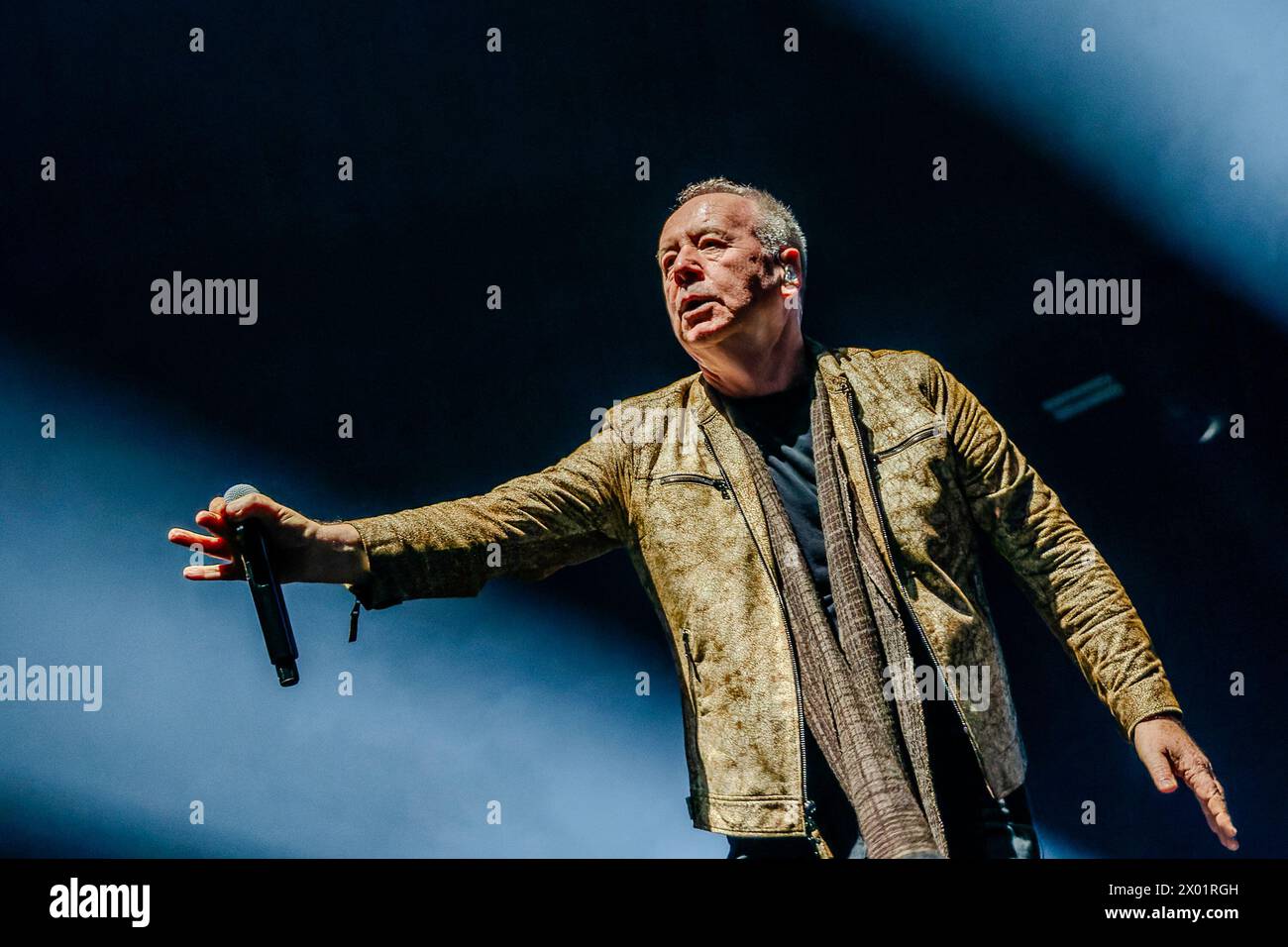 Antwerp, Belgium, April 5, 2024. Simple Minds concert at Sportpaleis