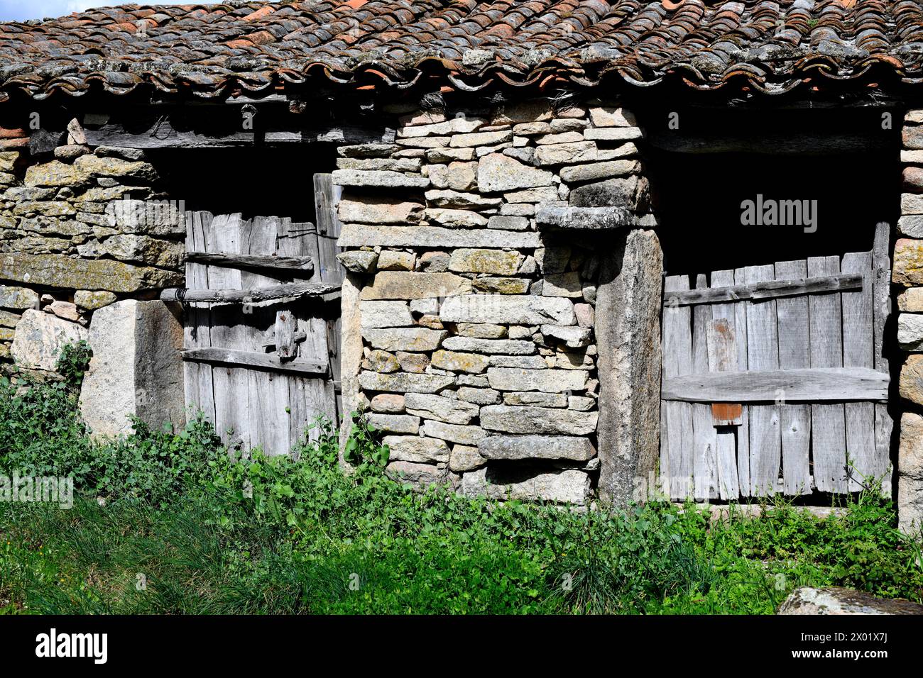Fornillos de Fermoselle, Traditional architecture. Sayago, Arribes del Duero Natural Park, Zamora province, Castilla y Leon, Spain. Stock Photo