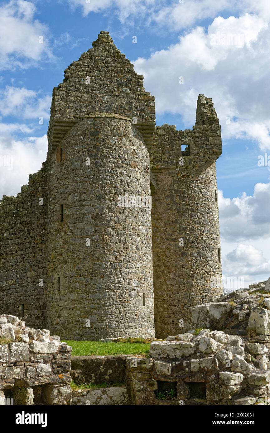 Monea Castle. Monea, County Fermanagh, Northern Ireland Stock Photo