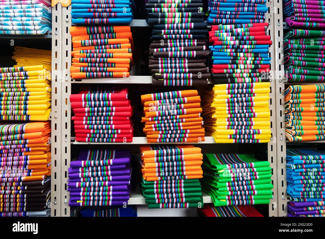 Traditional Venda African Textiles Stock Photo