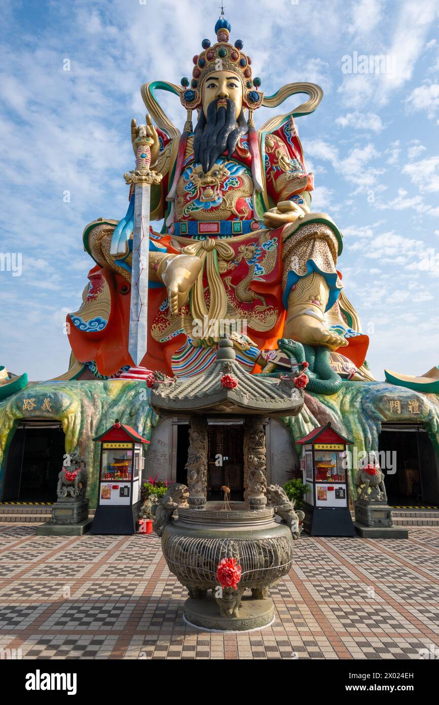 Zuoying Yuandi Temple at Lotus Pond in Kaohsiung, Taiwan Stock Photo ...