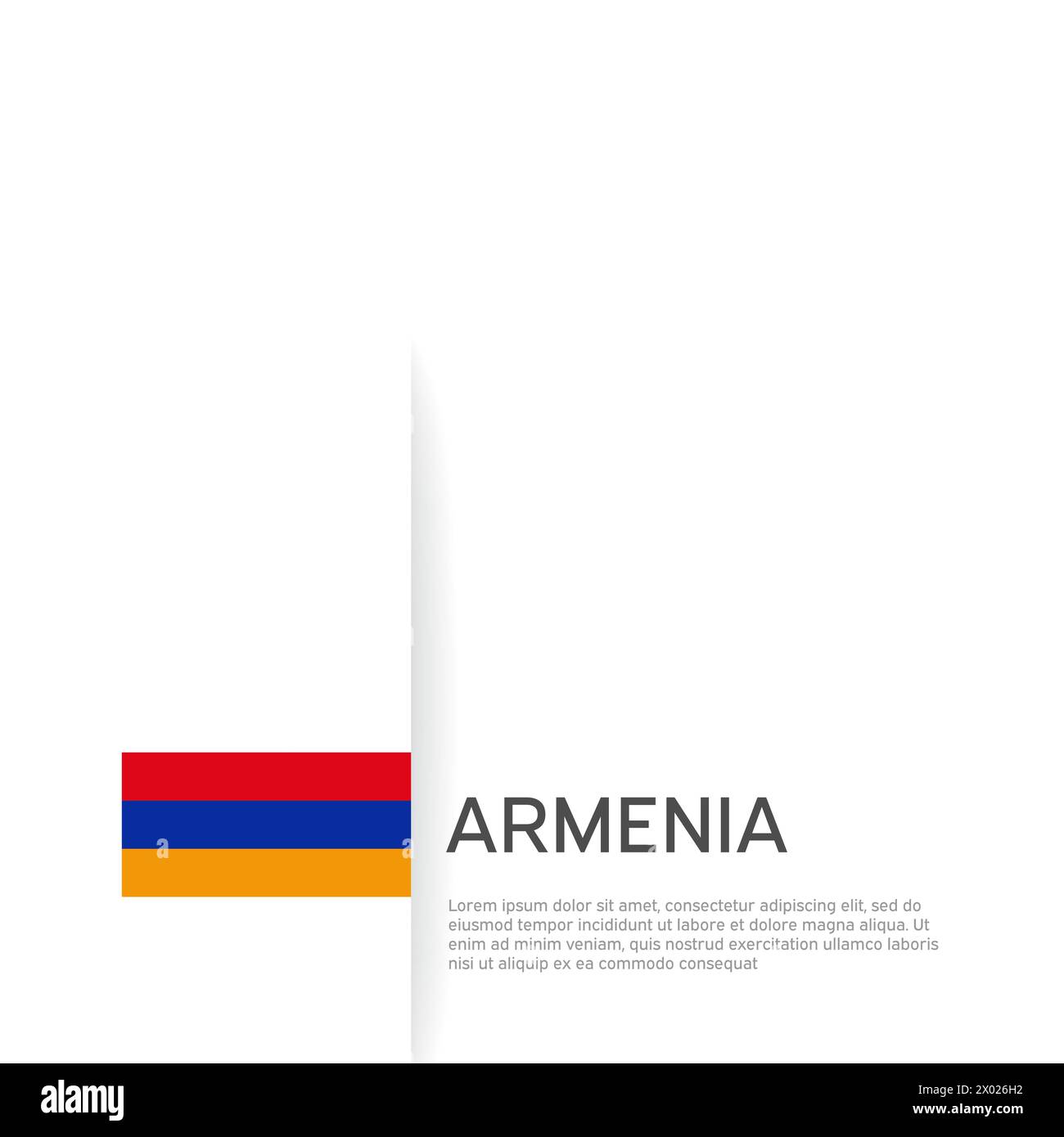 Armenia flag background. State patriotic armenian banner, cover ...