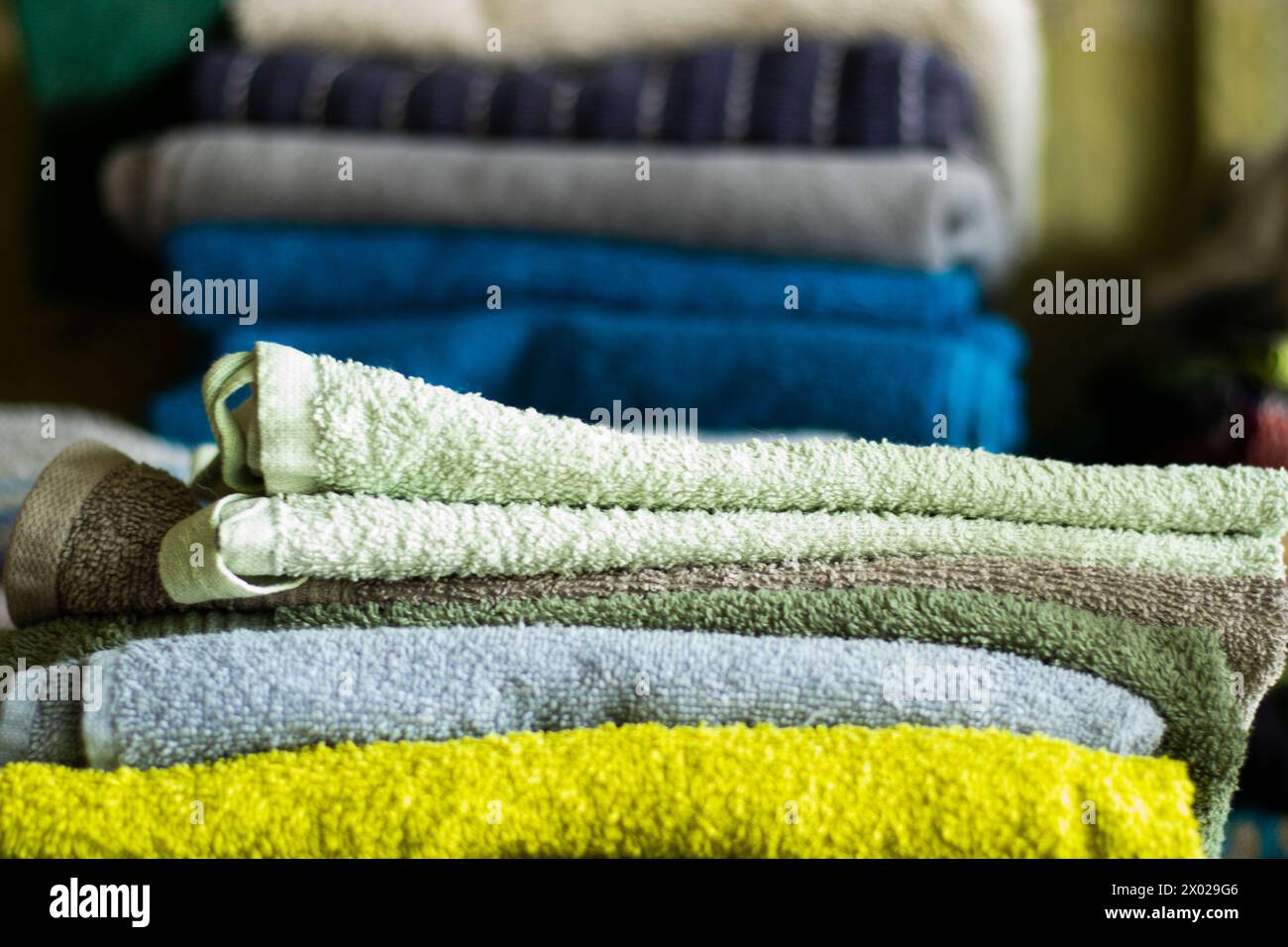 cloth in the wardrobe in house Stock Photo - Alamy