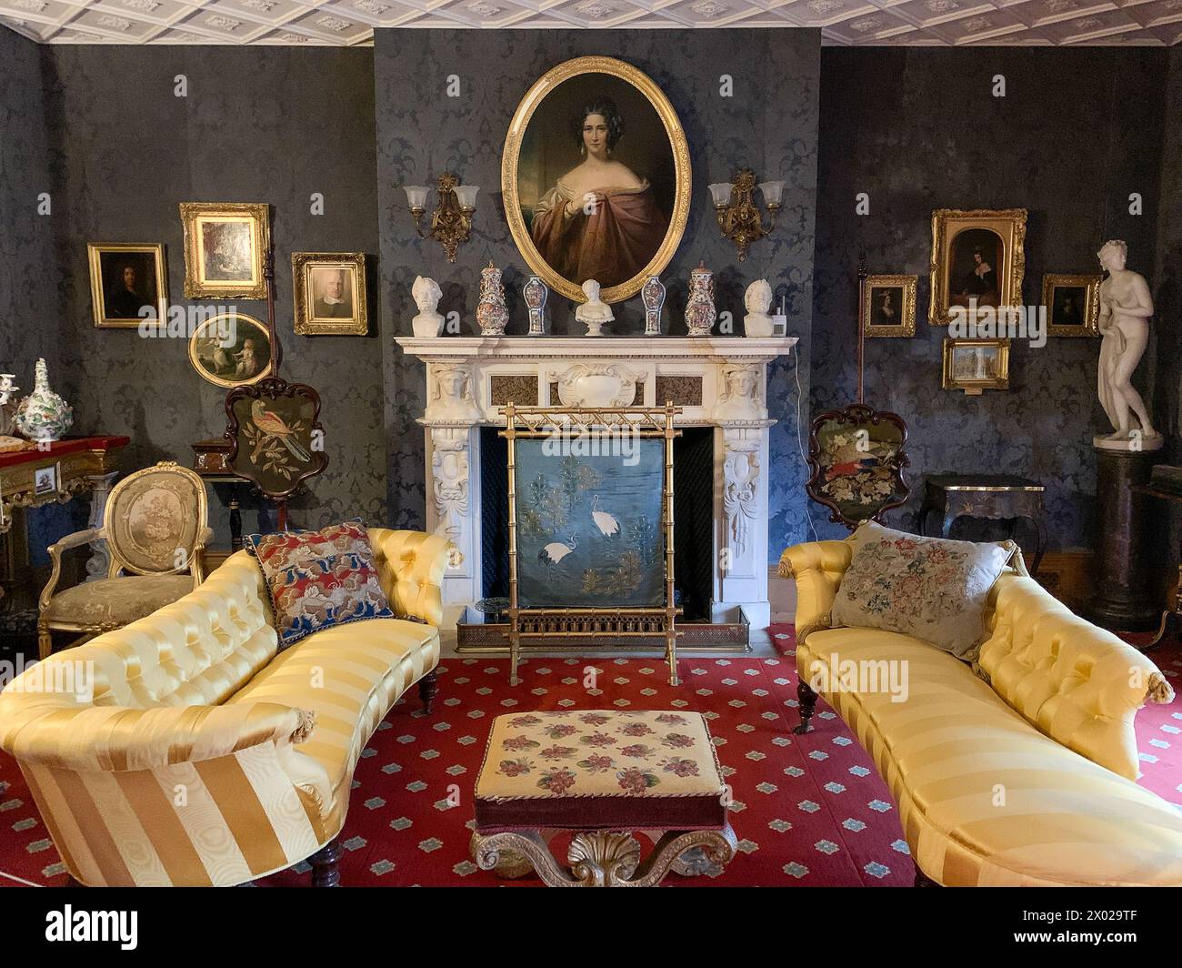 The interior and beautiful grounds of Hugenden Manor. The National ...