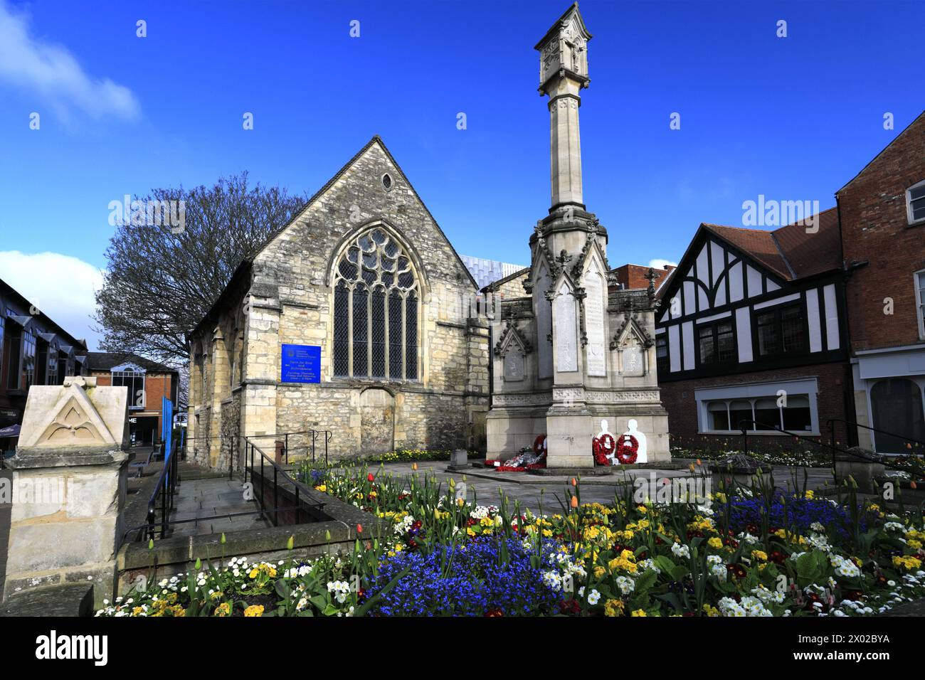View of St Benedicts Church, Lincoln City, Lincolnshire, England, UK Stock Photo