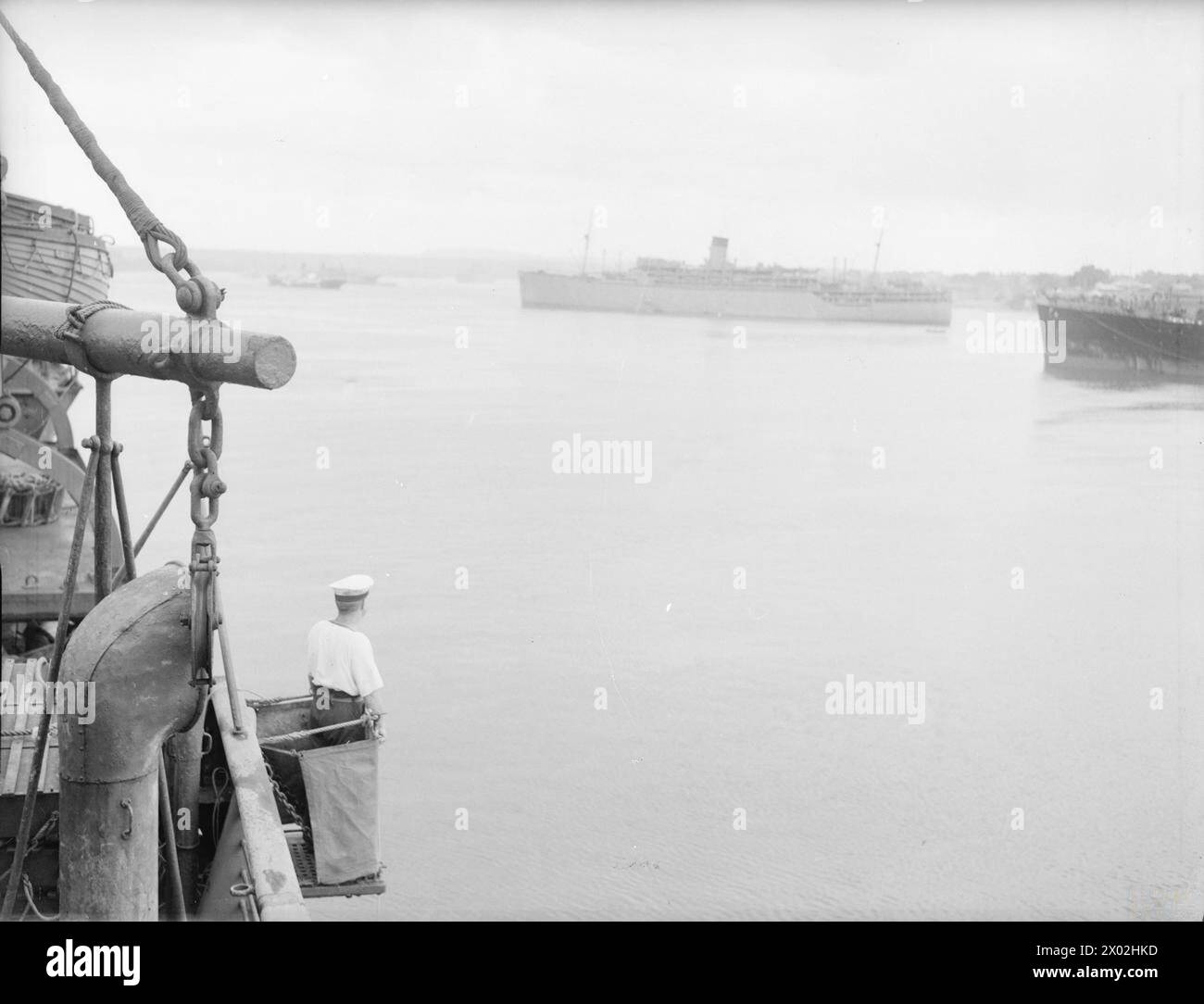 ON BOARD A TROOP TRANSPORT. AUGUST 1941, ON BOARD SS EMPRESS OF ...