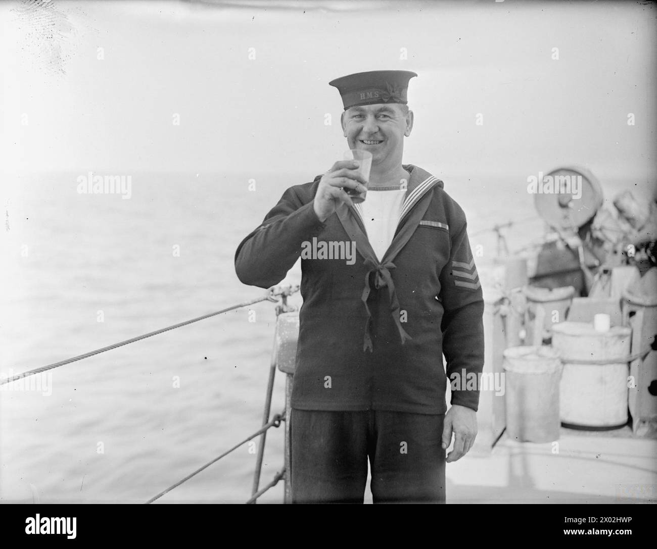 The British corvette HMS Widgeon operated on convoy duty in the North ...