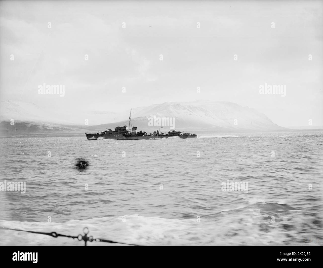 SHIPS AT HVALFJORD, ICELAND. 10 TO 22 NOVEMBER 1941, ON BOARD THE