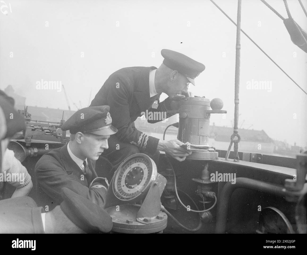HMS STONEHENGE NEW SUBMARINE. 12 JUNE 1943, WALLASEY DOCK. The