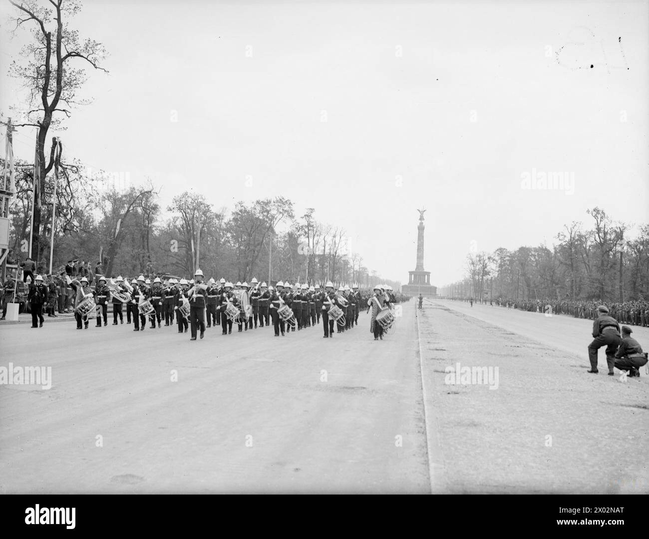 BRITISH NAVY ENTERS BERLIN. 12 AND 13 JULY 1945, BERLIN. ROYAL NAVY AND ...