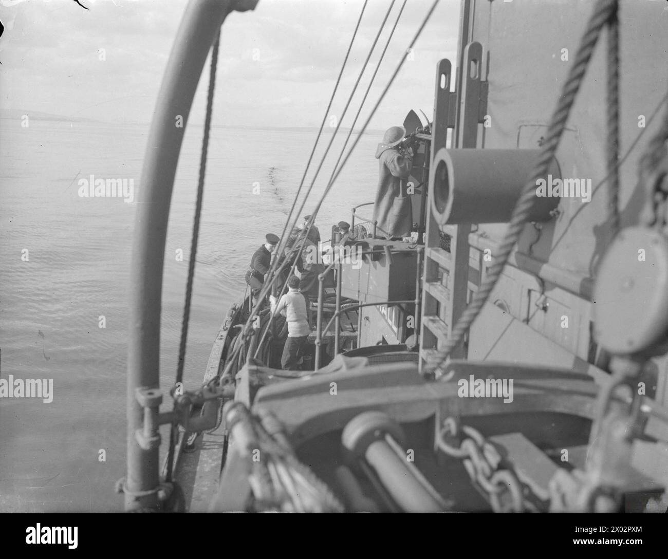 On 11 March 1942, HMS Rockall, a former Belgian trawler, swept mines ...