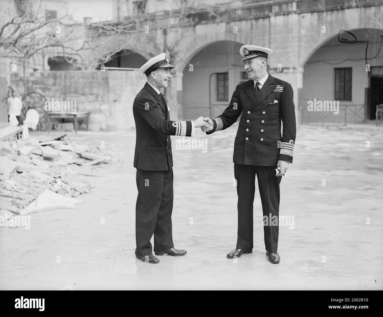 NEW VICE ADMIRAL FOR MALTA. 20 JANUARY 1942, MALTA. Vice Admiral Sir