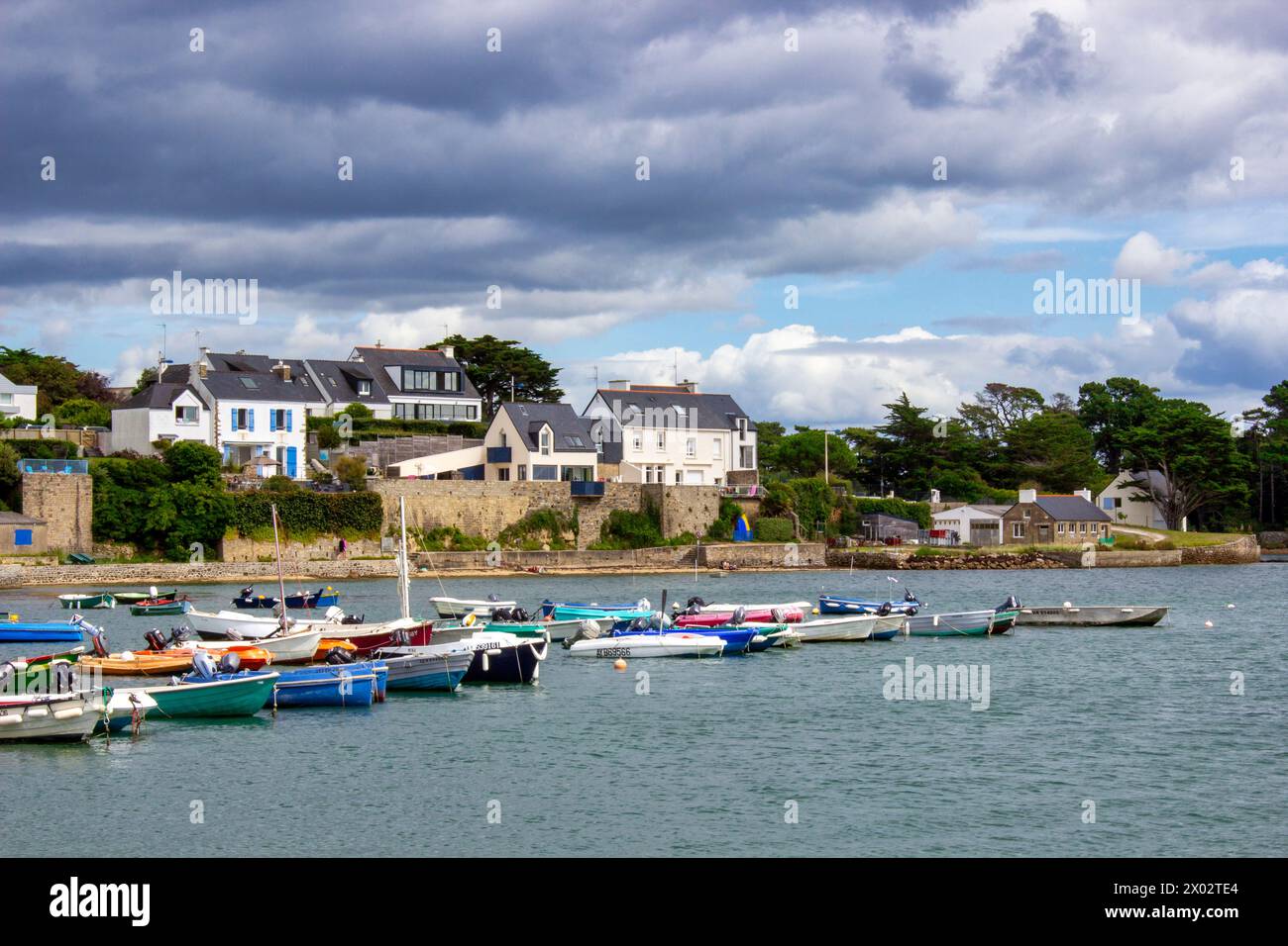 Larmor-Baden, Morbihan, Brittany, France, Europe Stock Photo